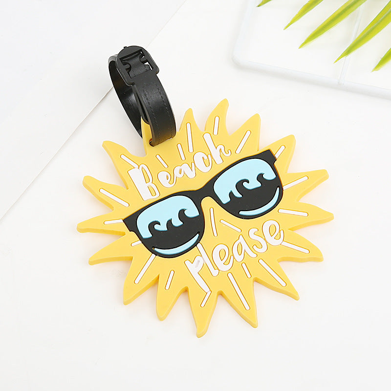 Unisex luggage tag in sweet donut design LoungeYard — product view 4
