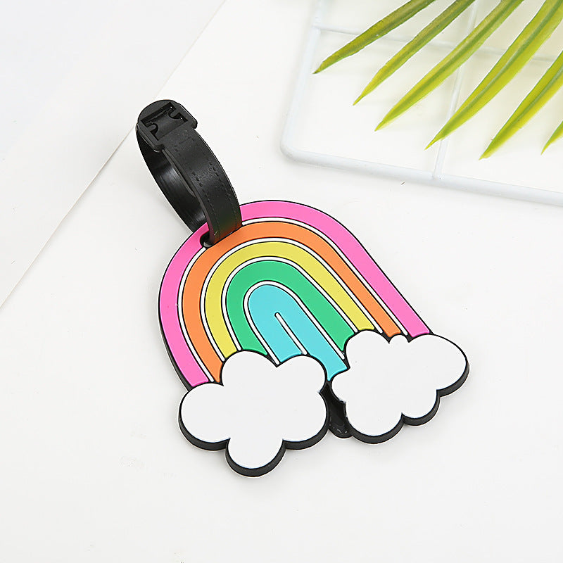 Unisex luggage tag in sweet donut design LoungeYard — product view 3
