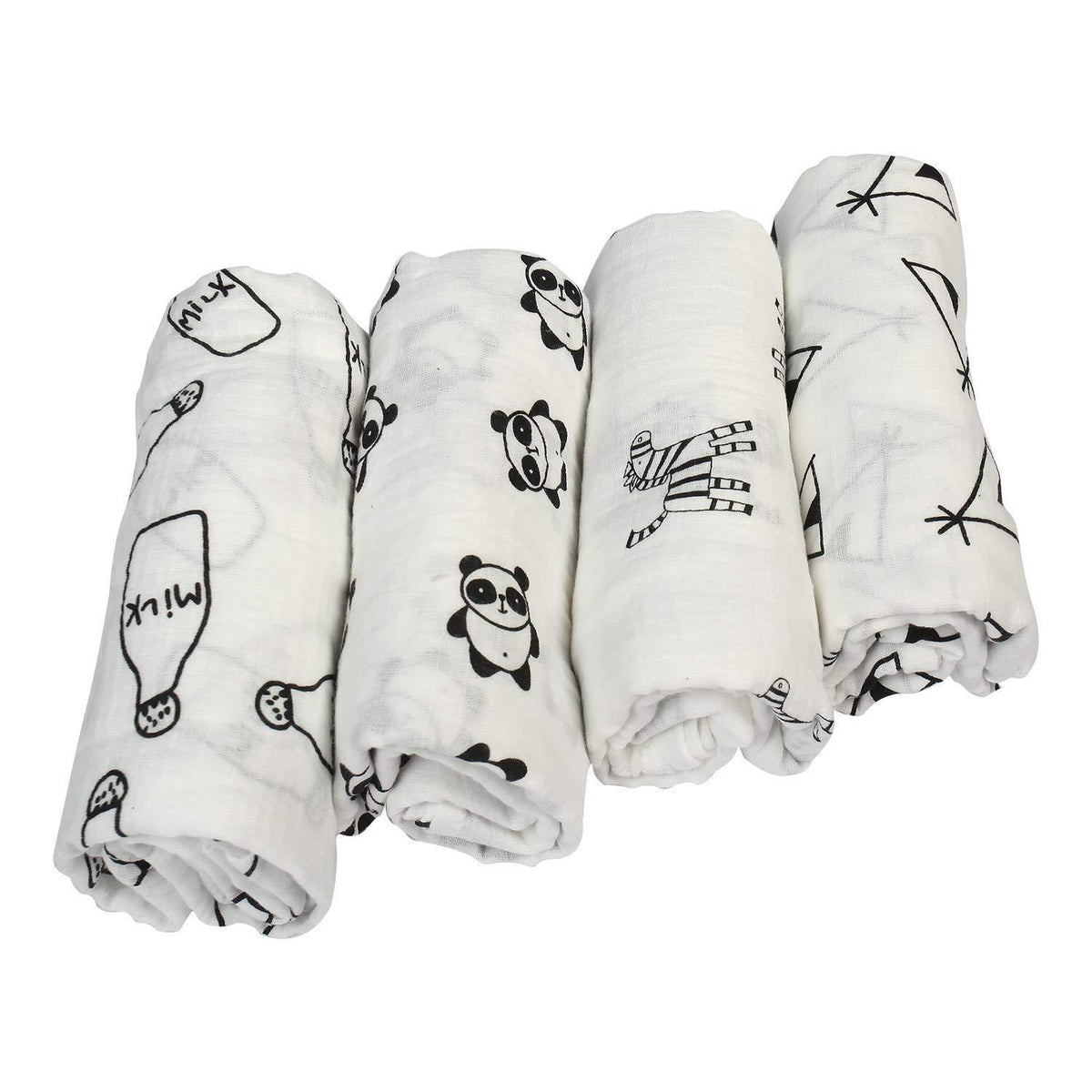 Soft Cotton Muslin Swaddle Blanket LoungeYard — product view 4