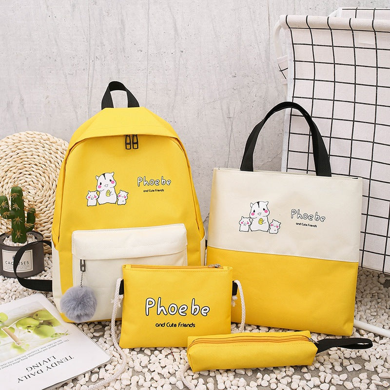 5-Piece Animal Motif Bag Set LoungeYard — product view 2