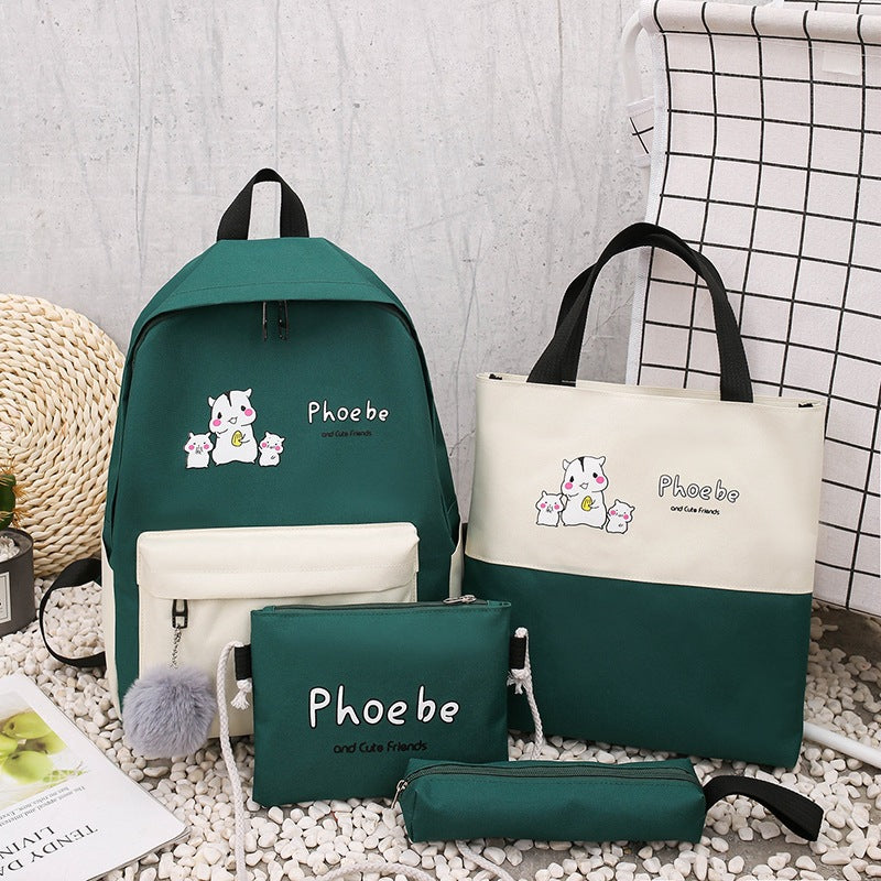 5-Piece Animal Motif Bag Set LoungeYard — product view 3