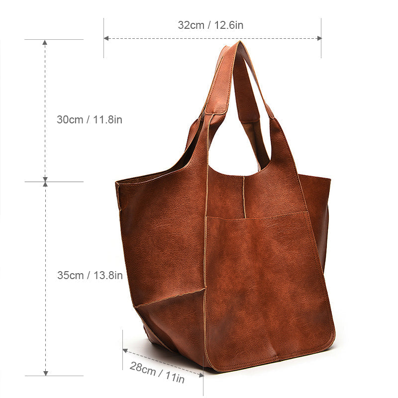 LoungeYard | Oversized Leather Weekend Bags — product view 7