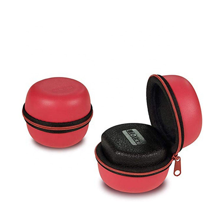 Compact Round Zippered Travel Watch Case with Cushioned Pillow LoungeYard — product view 5