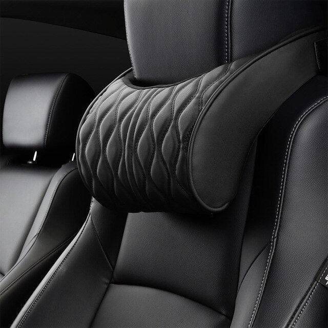 LoungeYard | Travel Pillow Set Leather with Memory Function — product view 1