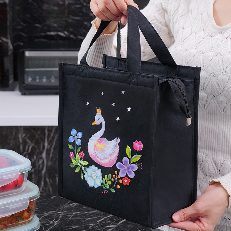 Cooler Bag with Elegant Flower Design LoungeYard — product view 4