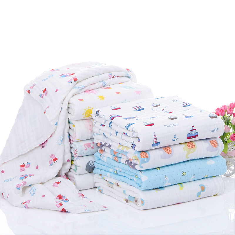 Soft Cotton Multi-Printed Baby Blanket LoungeYard — product view 5