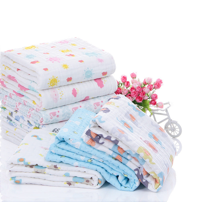Soft Cotton Multi-Printed Baby Blanket LoungeYard — product view 2
