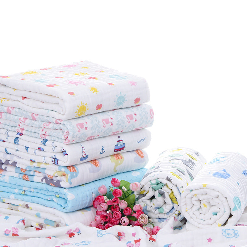 Soft Cotton Multi-Printed Baby Blanket LoungeYard — product view 1