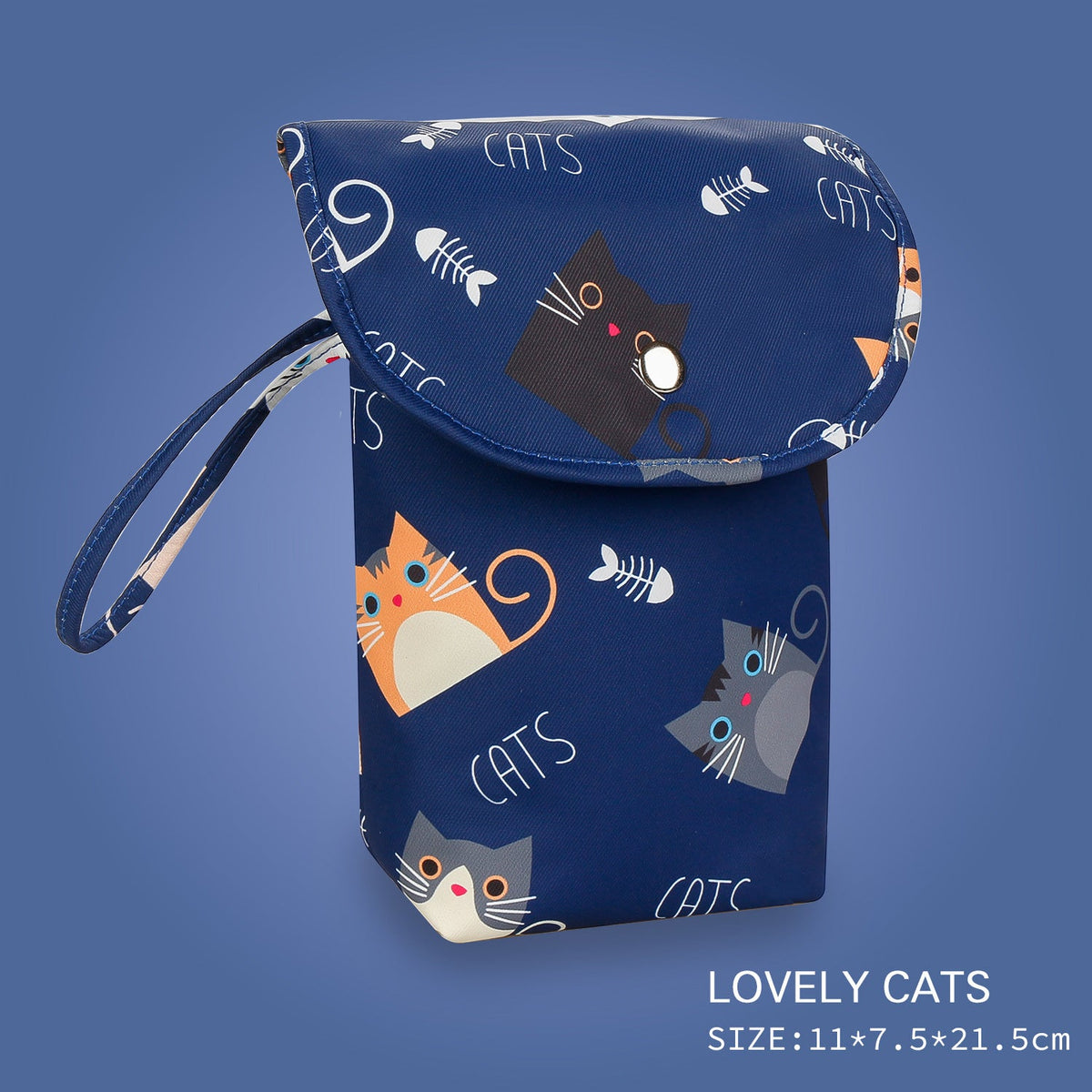 Cooler bag with cheerful lemon pattern LoungeYard — product view 1