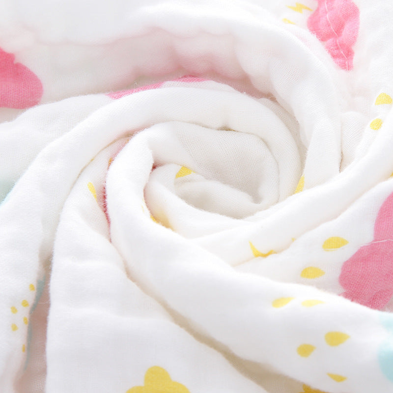 Soft Cotton Multi-Printed Baby Blanket LoungeYard — product view 4