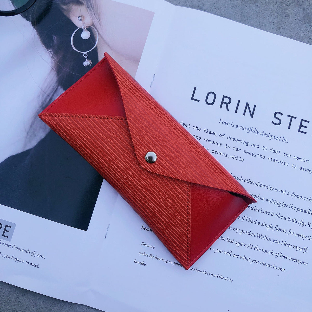 Chic Leather Wallet LoungeYard — product view 7
