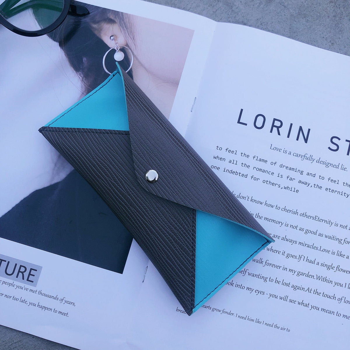 Chic Leather Wallet LoungeYard — product view 6