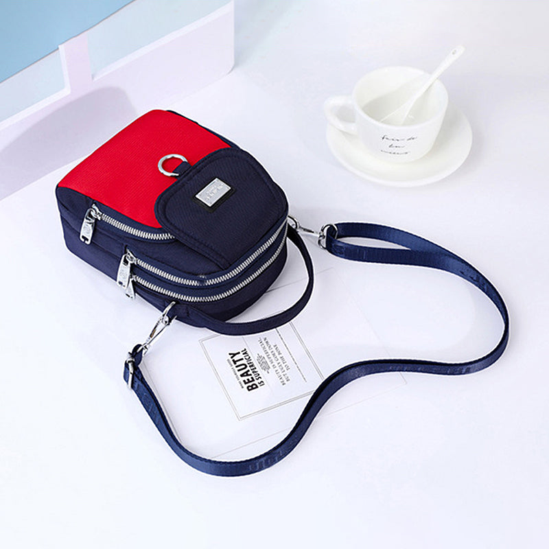 Women's Waterproof Nylon Shoulder Bag with Detachable Strap — product view 5