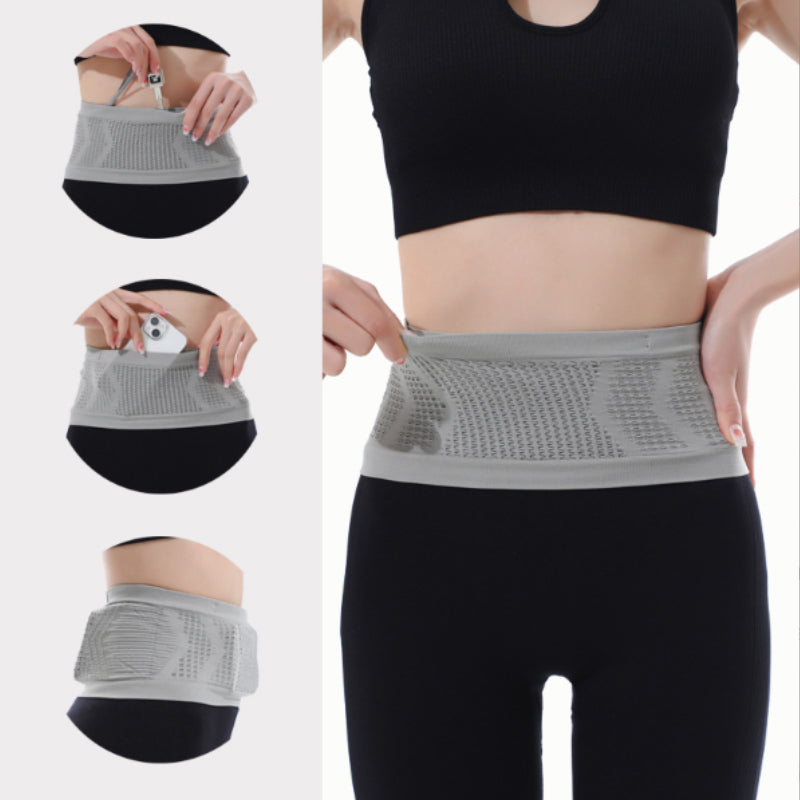LoungeYard | Multifunctional, breathable, concealed hip bag made of knit — product view 3