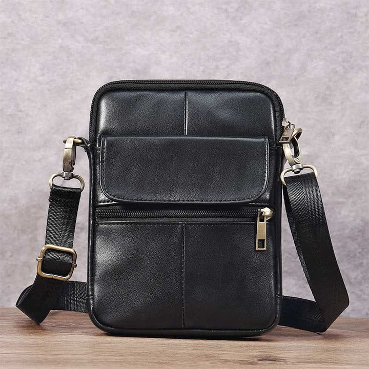 LoungeYard | Small Shoulder Bag Made Of Leather For Men — product view 1