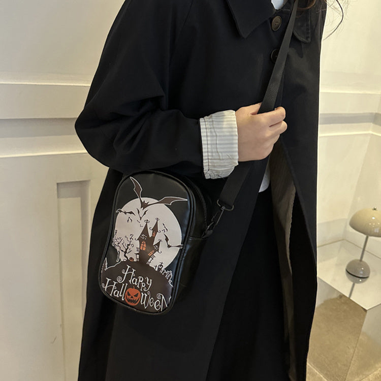 LoungeYard | Halloween Shoulder Bag – Handbag in Creepy Style — product view 2
