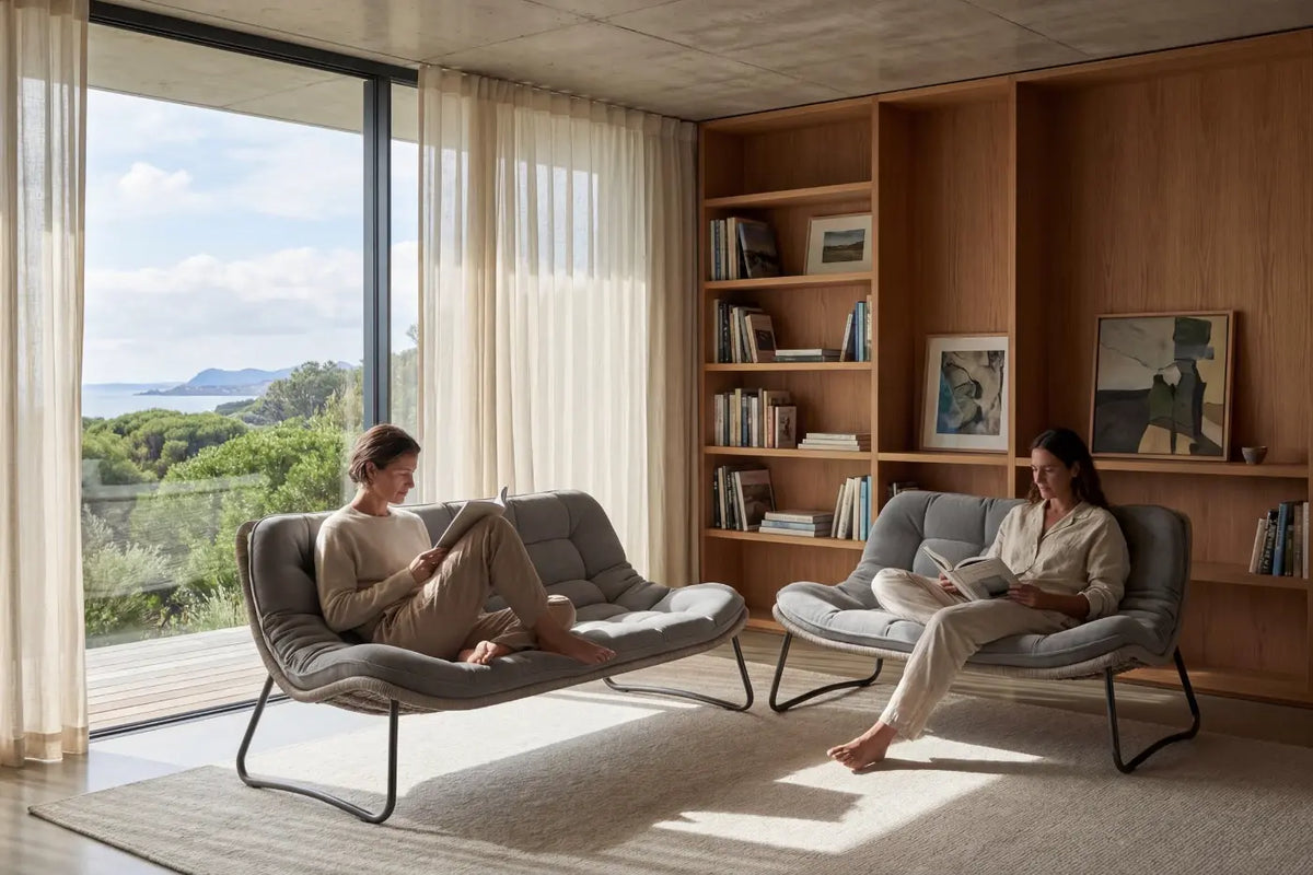 Livli™ Two-Seater Wicker Chair — product view 6