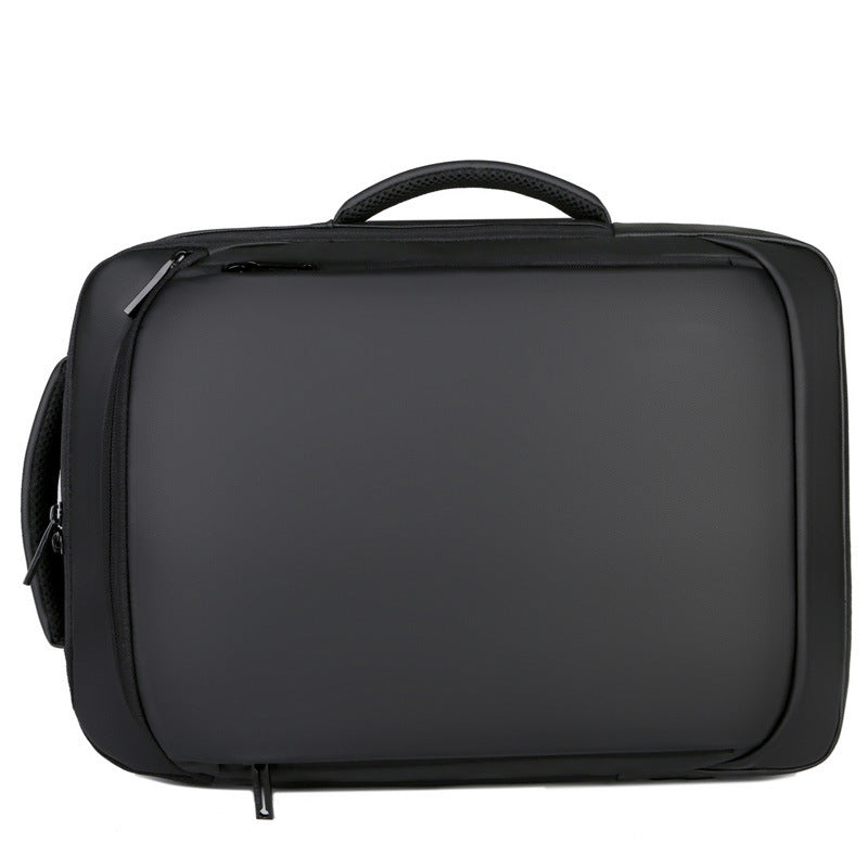 Laptop backpack with slim, waterproof design and multiple interior compartments LoungeYard — product view 2