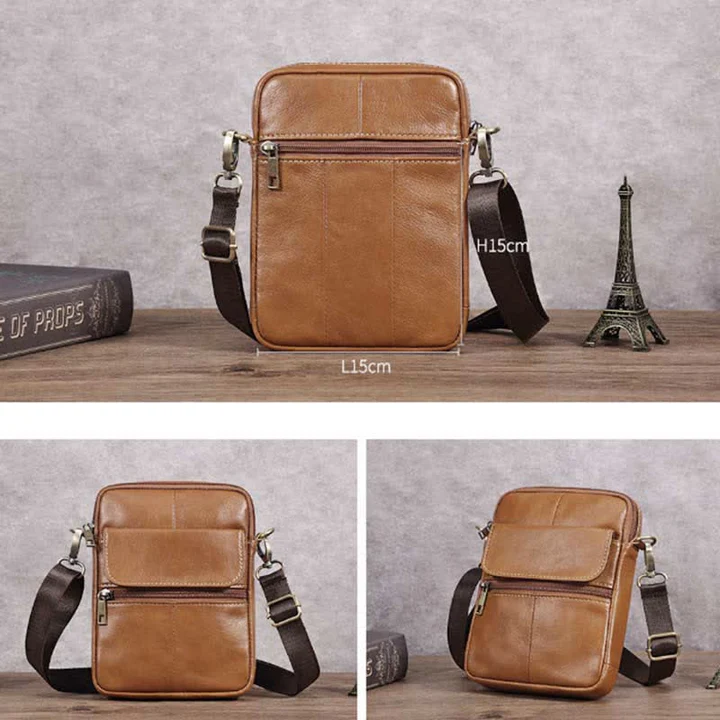 LoungeYard | Small Shoulder Bag Made Of Leather For Men — product view 5