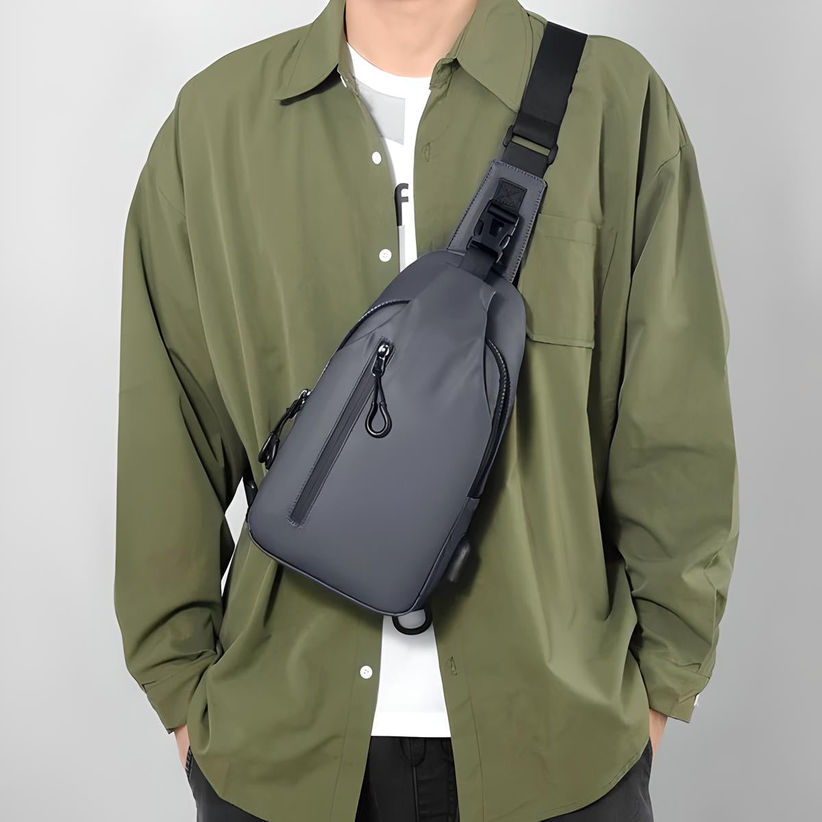 LoungeYard | AquaGuard Luxe Shoulder Bag | Waterproof and anti-theft design for a safe style — product view 7