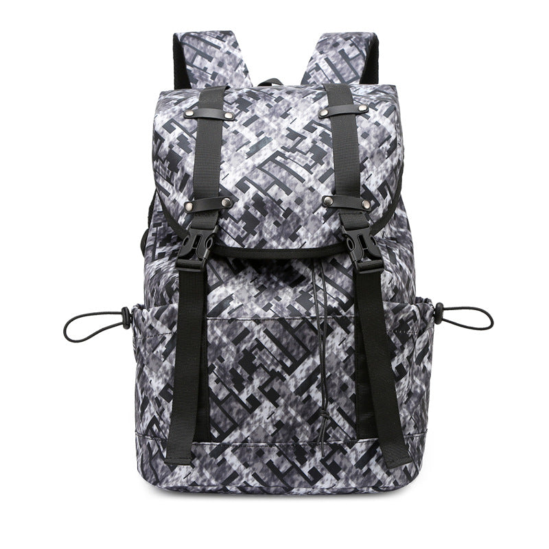 WoFloral Patterned Multi-Compartment Backpack LoungeYard — product view 4