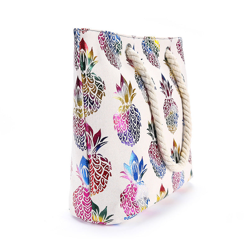 Beach bag with fruity design LoungeYard — product view 3
