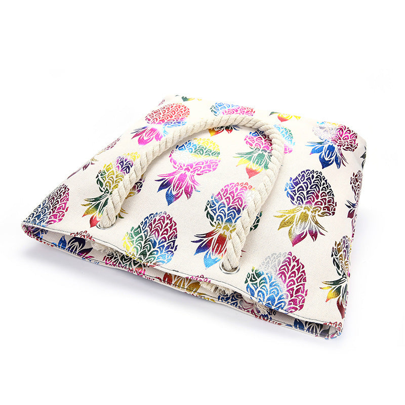 Beach bag with fruity design LoungeYard — product view 2