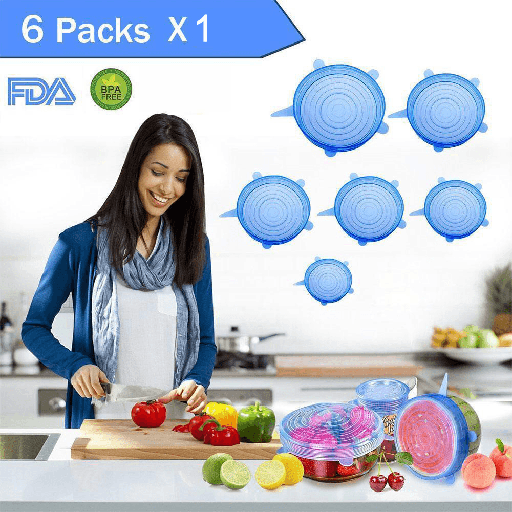 LoungeYard | Silicone Stretch Lids, 6PCS — product view 3