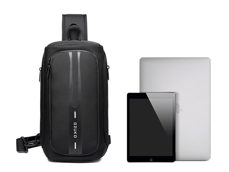 LoungeYard | Multifunctional Men's Sports Waterproof Sling Bag — product view 5