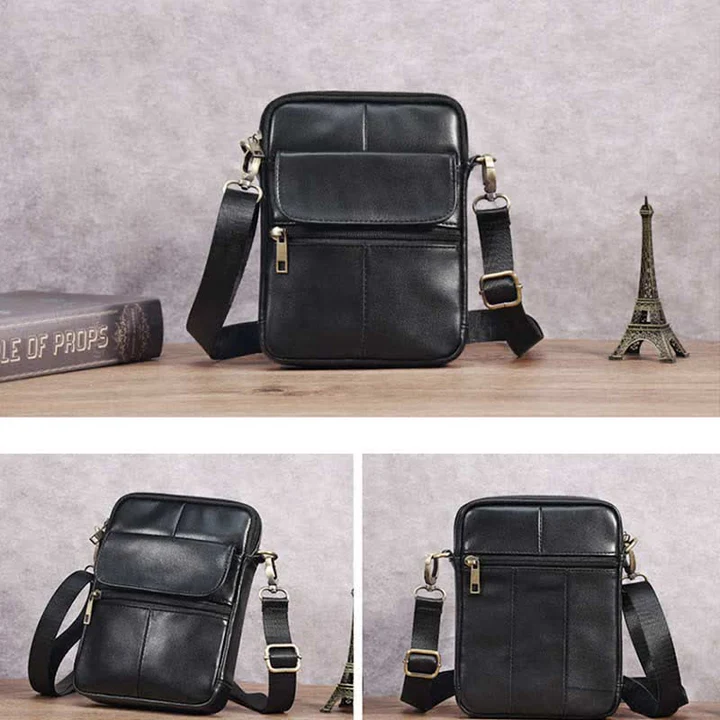 LoungeYard | Small Shoulder Bag Made Of Leather For Men — product view 2