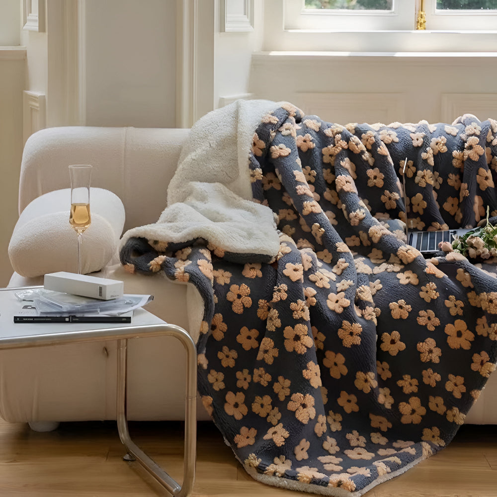 LoungeYard | Nature's Wildflower Bliss Blanket — product view 6