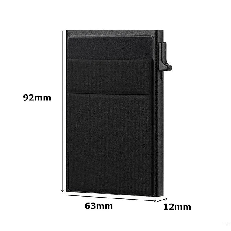 Minimalist RFID-blocking card holder wallet - Design with upto 8 cards capacity LoungeYard — product view 2