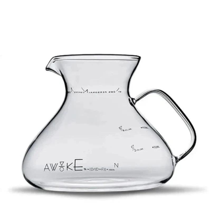 15oz Glass Pour Over Coffee Server Heat-Resistant Drip Brewing Carafe | LoungeYard — product view 1