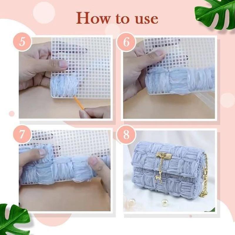 LoungeYard | Flowery Chiffon Ribbon Handbag DIY Kit — product view 7