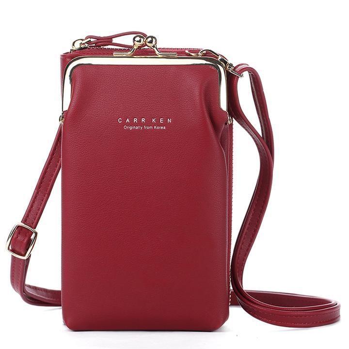 LoungeYard | Soft Leather Crossbody Phone Bag — product view 5