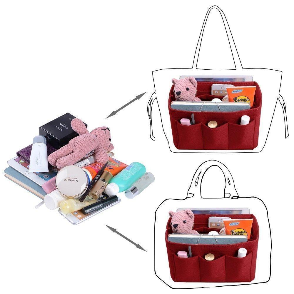 LoungeYard | Felt Handbag Insert Organiser — product view 1