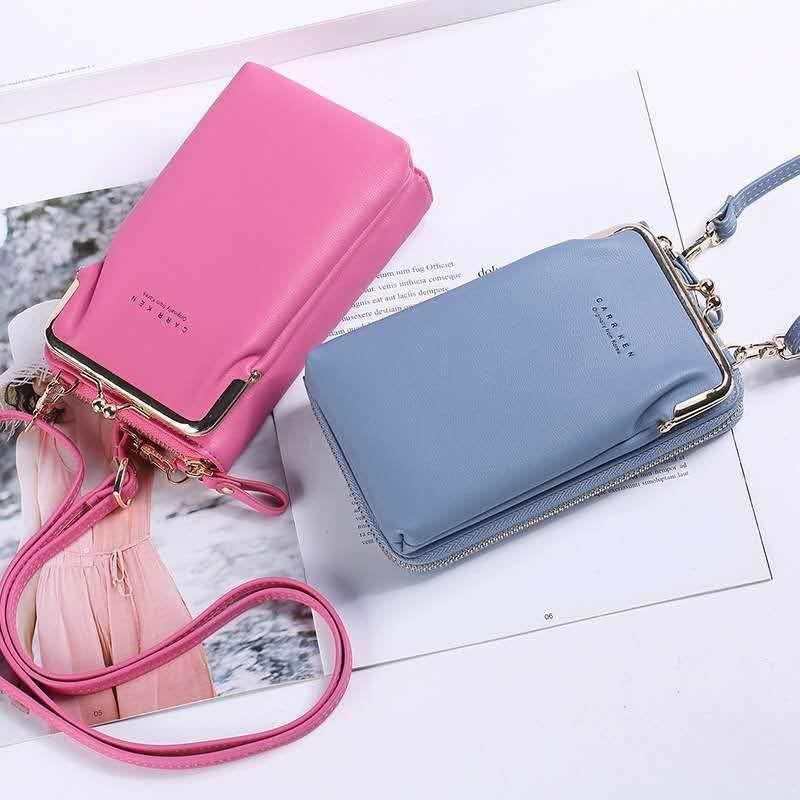 LoungeYard | Soft Leather Crossbody Phone Bag — product view 1
