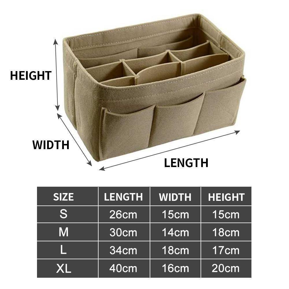 LoungeYard | Felt Handbag Insert Organiser — product view 5