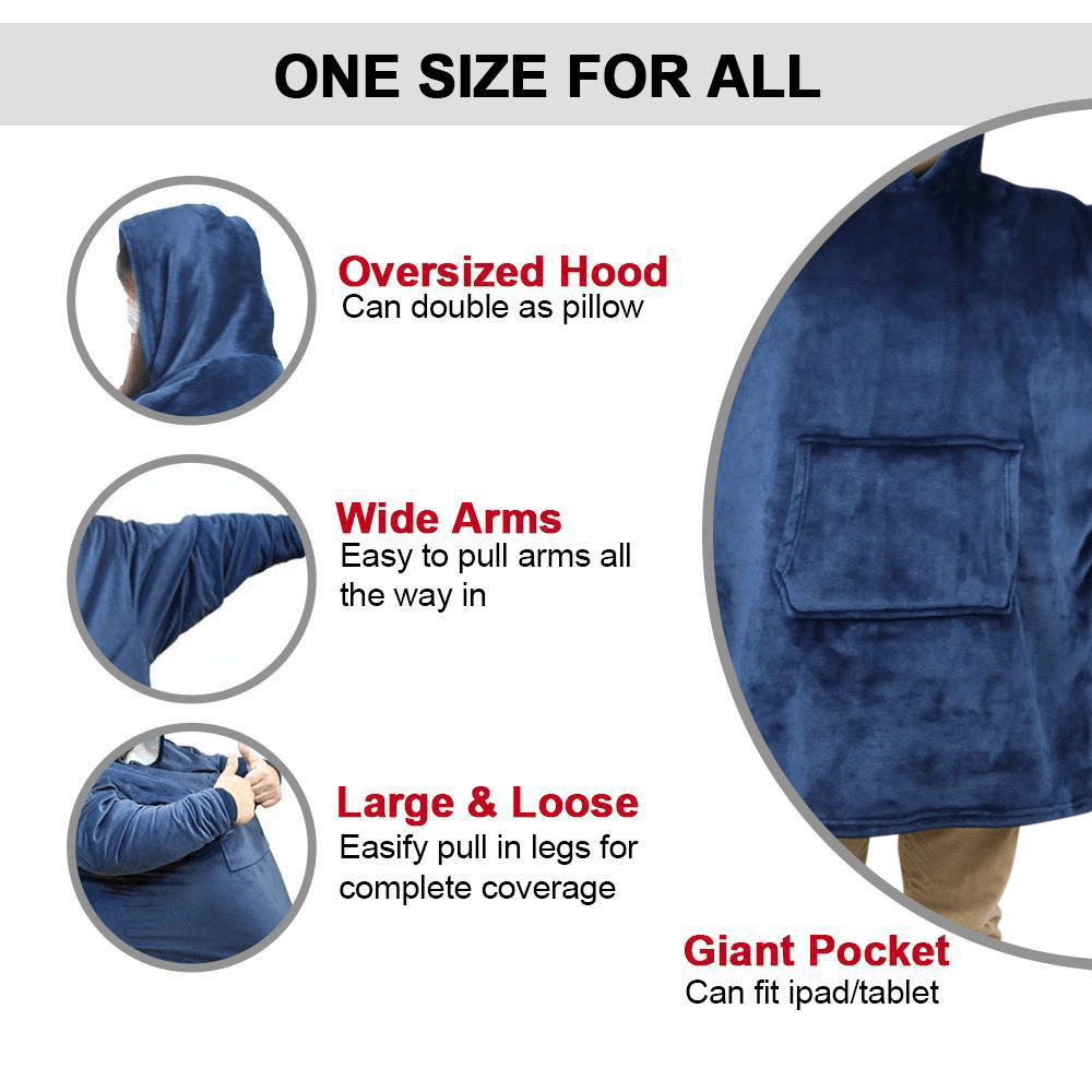 LoungeYard | Ultra Soft & Cuddly Wearable Blankets — product view 2