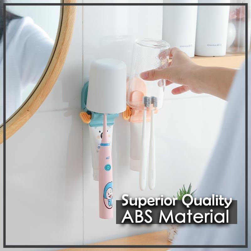 LoungeYard | Toothbrush Holder And Rolling Toothpaste Squeezer — product view 2