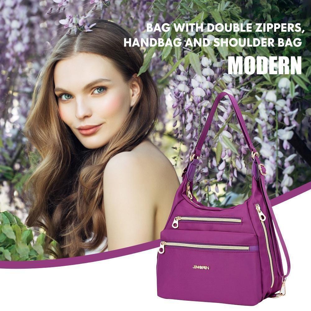 LoungeYard | Bag with Double Zippers, Handbag and Shoulder Bag — product view 3