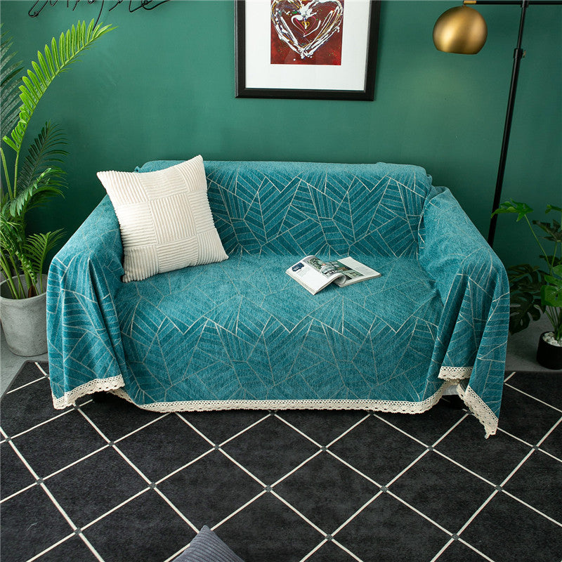 Decorative Chevron Pattern Throw Blanket — product view 5