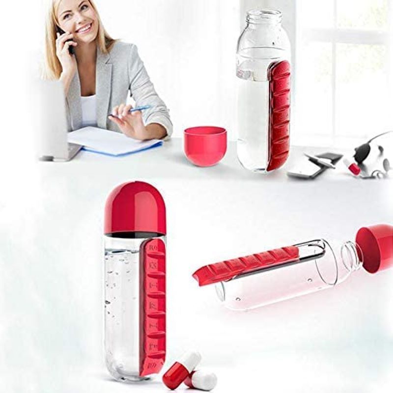 LoungeYard | 2 in 1 Daily Pill Box Water Bottle — product view 7