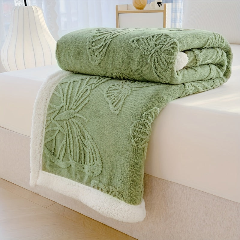 Cozy Luxe – Soft Fleece Blanket with Butterfly Design LoungeYard — product view 4