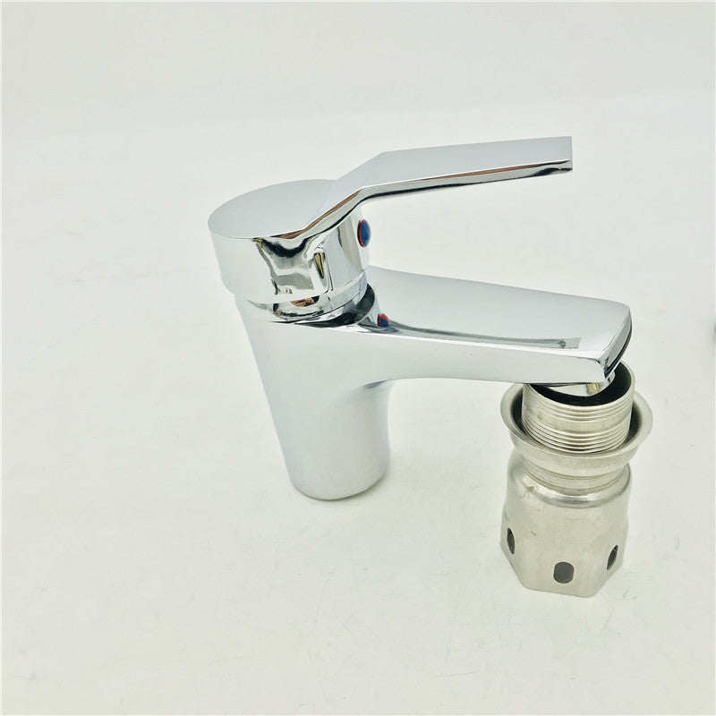 Single-Handle Deck-Mount Basin Faucet with Ceramic Cartridge LoungeYard — product view 2