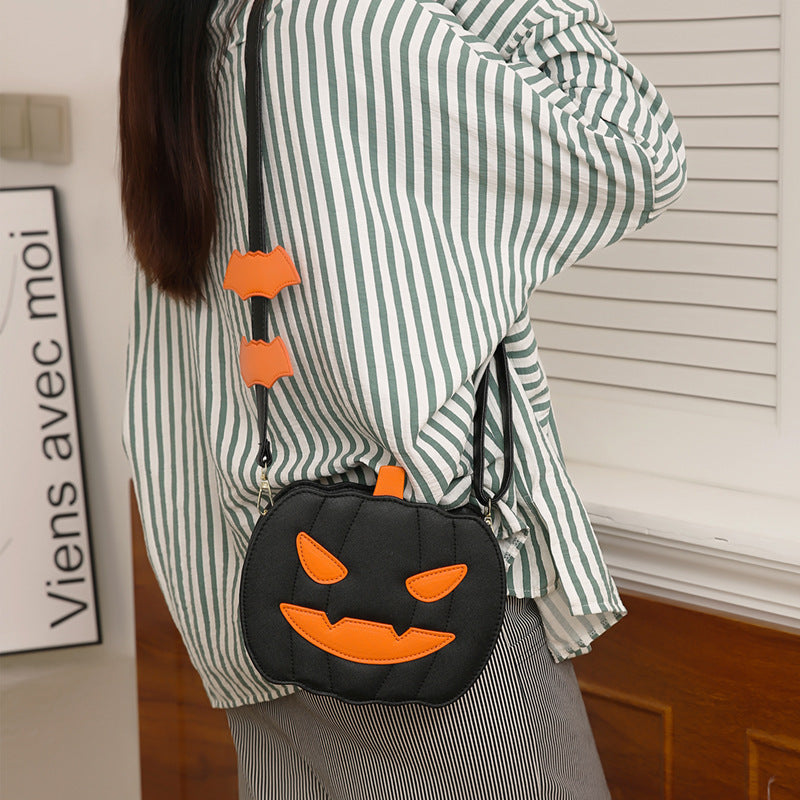 LoungeYard | Halloween Messenger Bag – Minimalistic Shoulder Bag in Solid Colors — product view 7