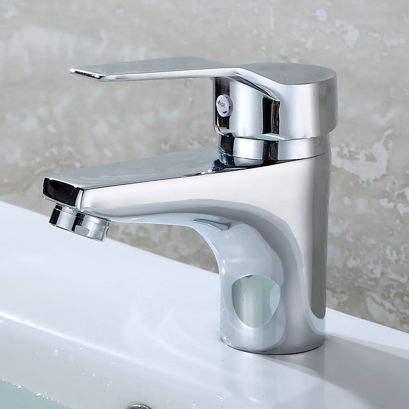 Single-Handle Deck-Mount Basin Faucet with Ceramic Cartridge LoungeYard — product view 4