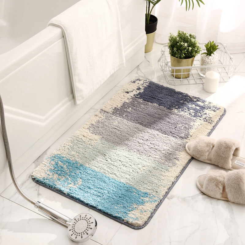 Soft Plush Abstract Design Bath Mat — product view 7