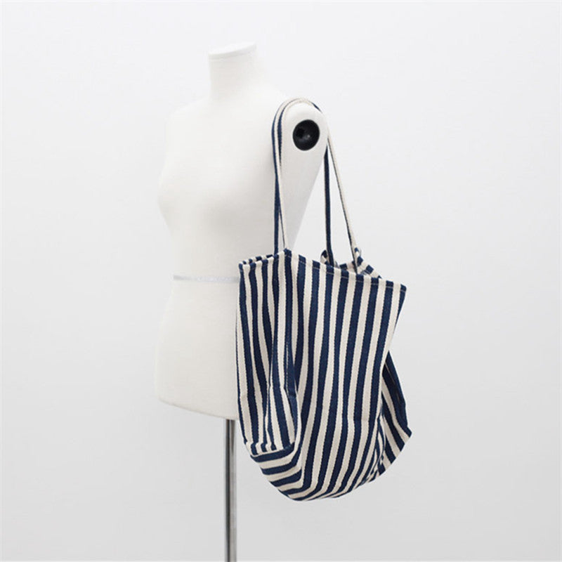 Lightweight Striped Tote Bag — product view 6
