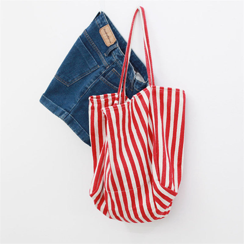 Lightweight Striped Tote Bag — product view 7